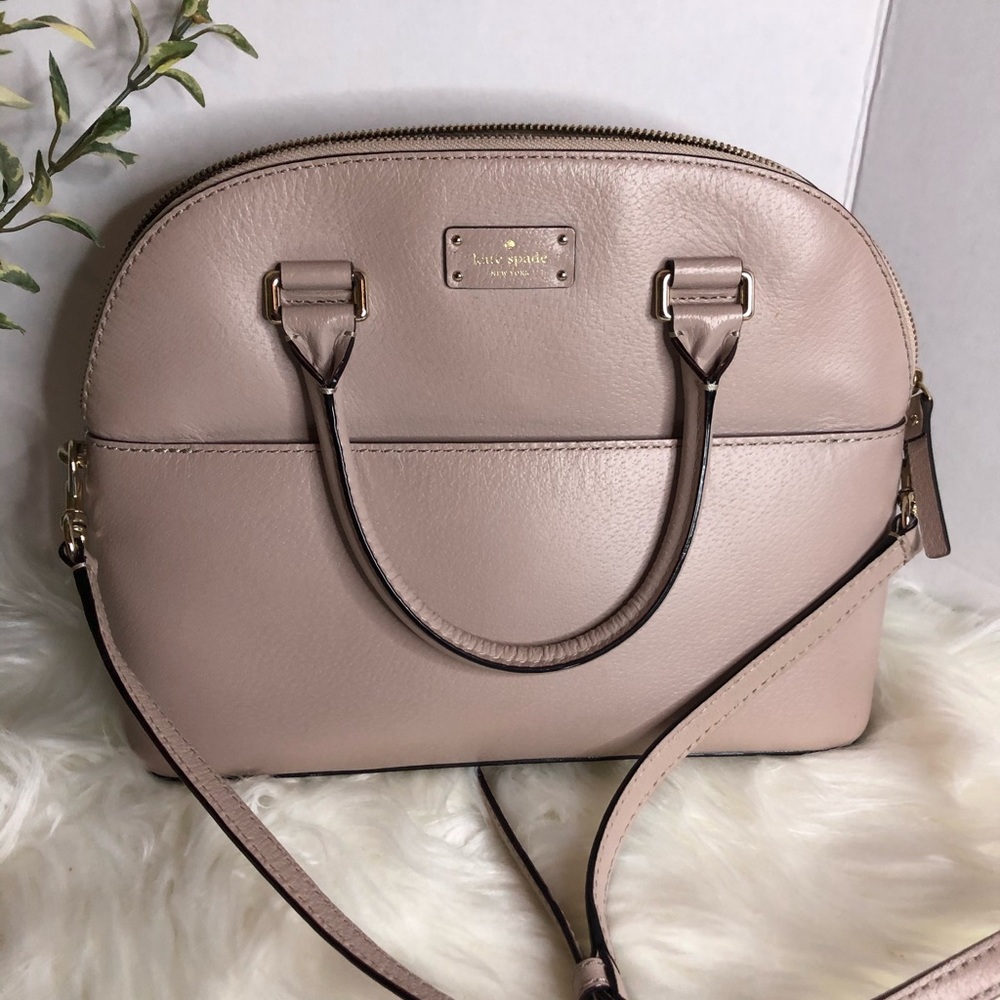 Kate Spade champagne color large dome purse